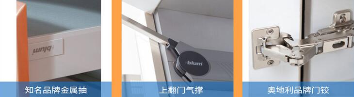 櫥柜材質(zhì)與門(mén)鉸細(xì)節(jié)圖